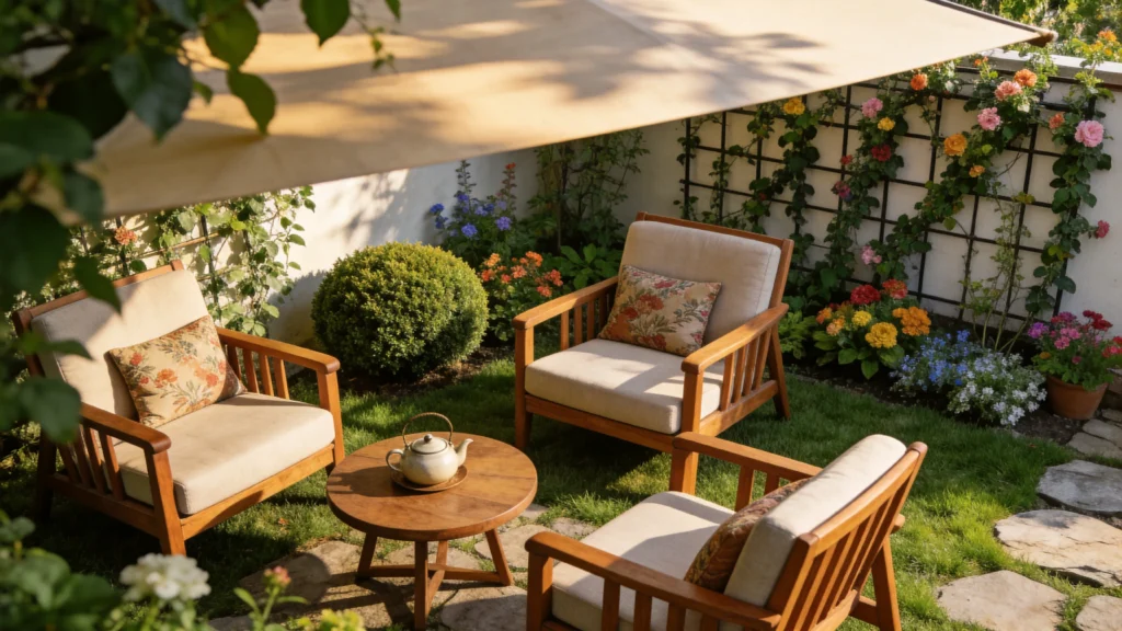 Comment aménager un coin de jardin cosy et apaisant
